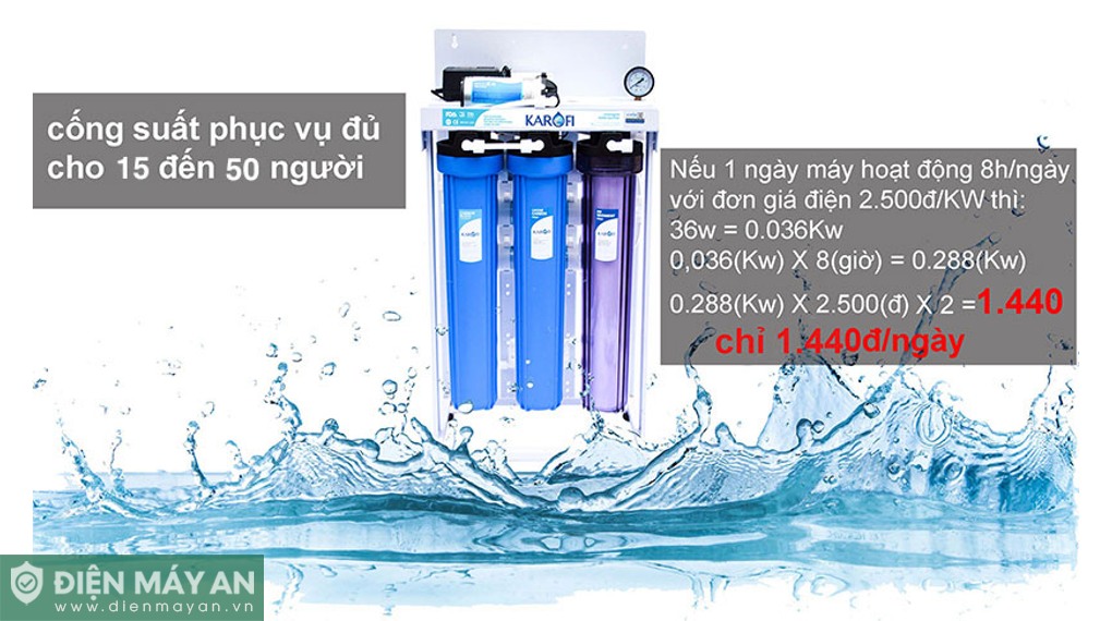 Máy lọc nước bán công nghiệp Karofi KT-KB30 (30 lít/giờ)